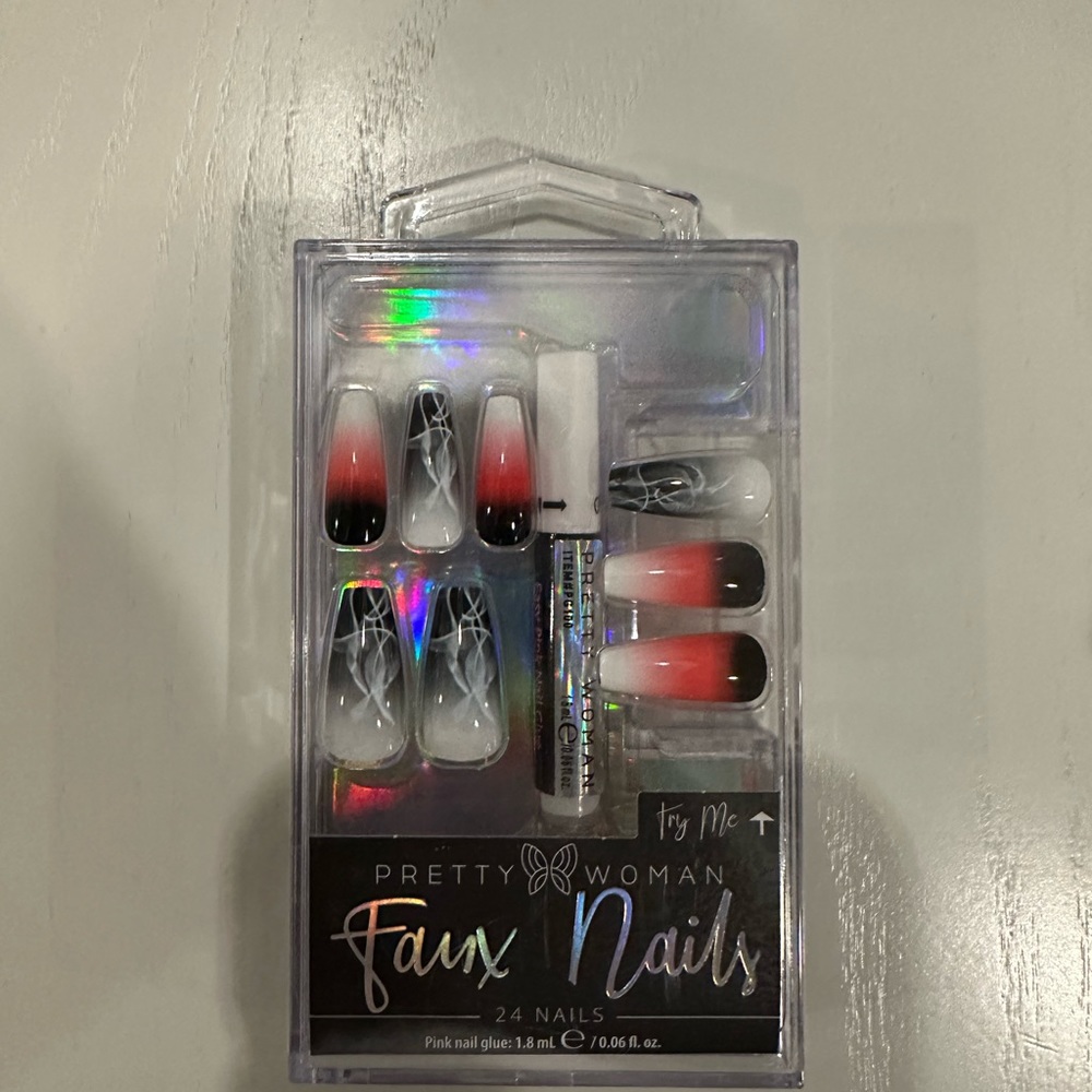 24pc Halloween faux nails set